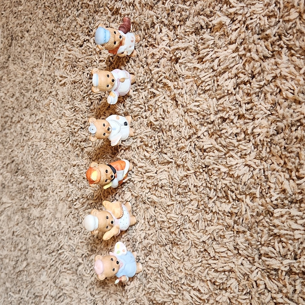 Home Co Career Bears - set of 6 figurines